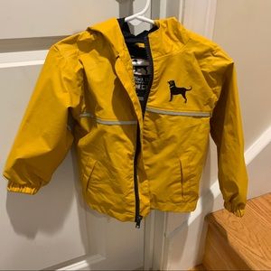 Black Dog lil kid classic yellow raincoat - 18mo